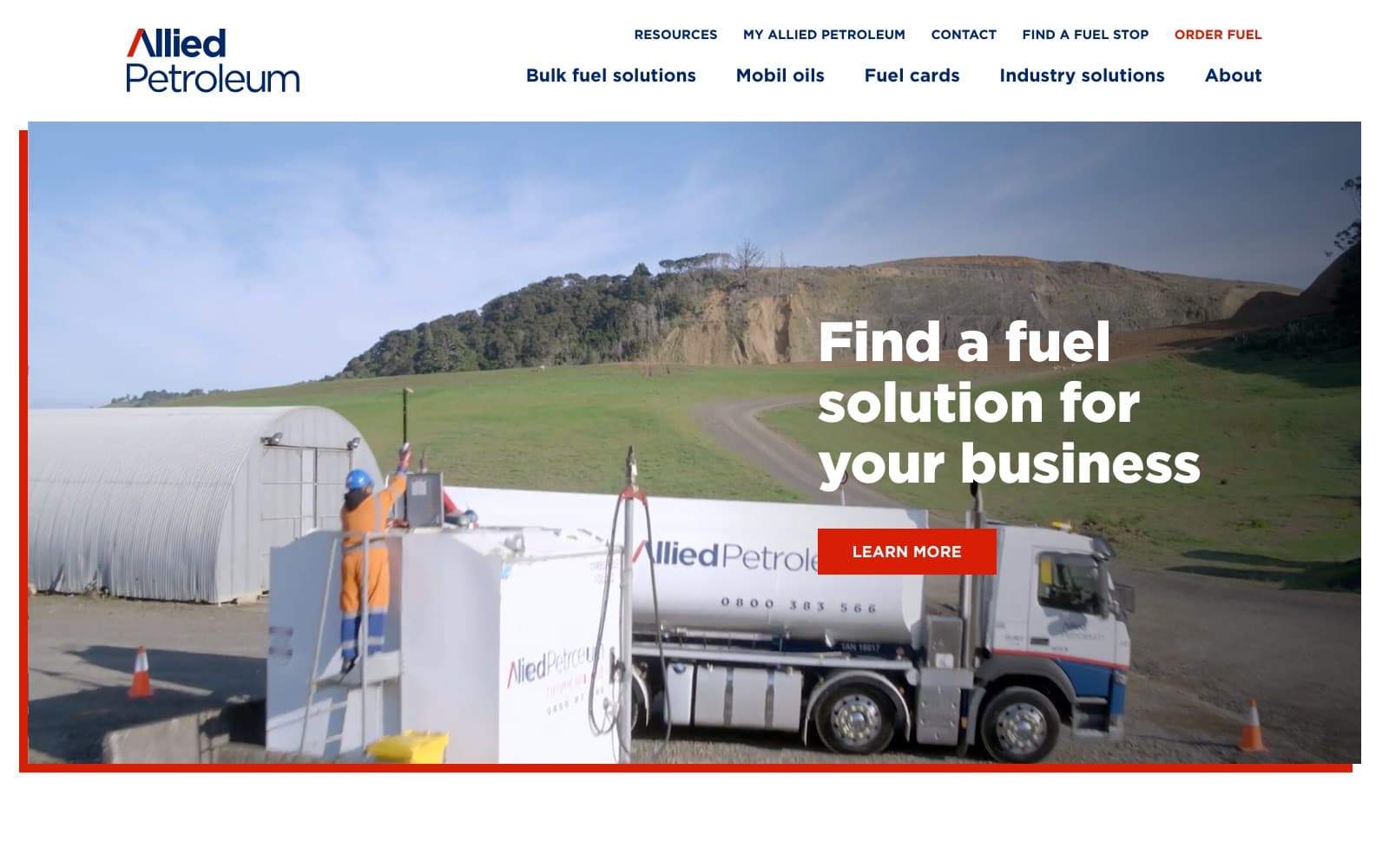 Allied Petroleum website
