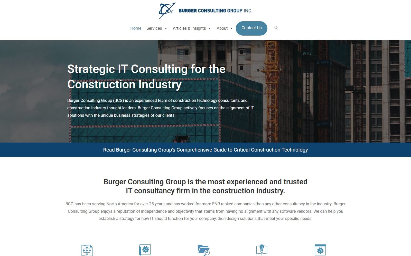 Burger Consulting Group website