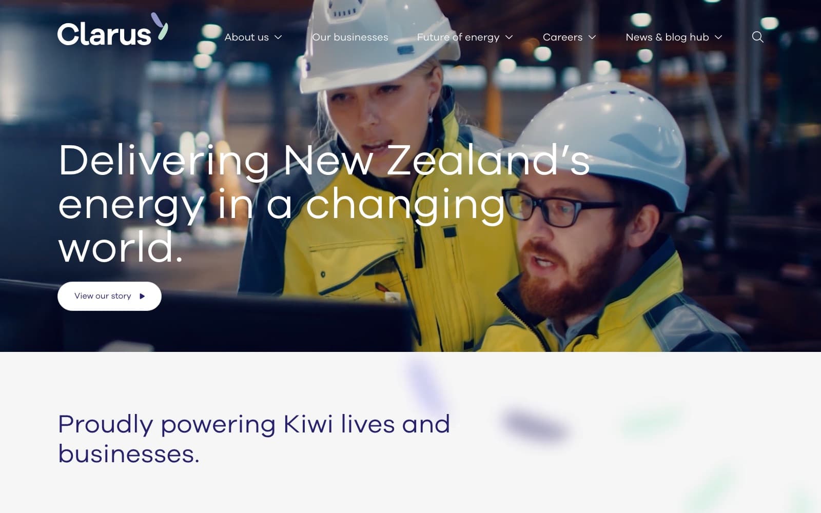 Clarus website