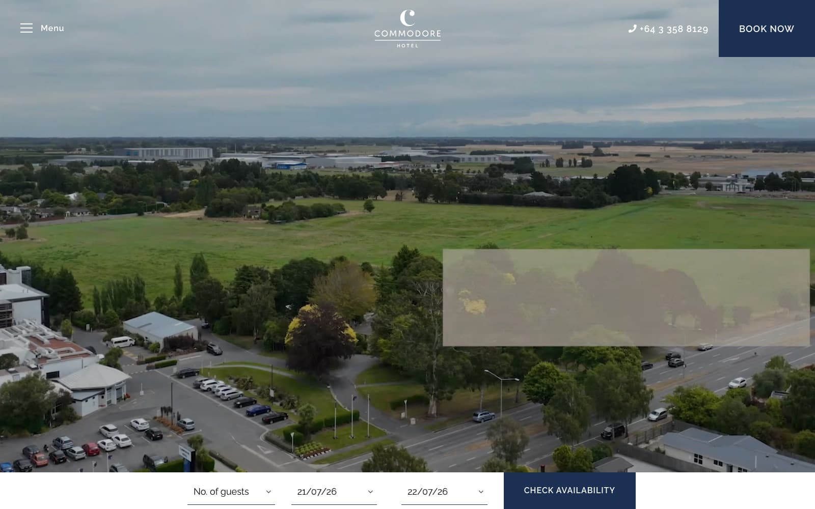 The Commodore Hotel website