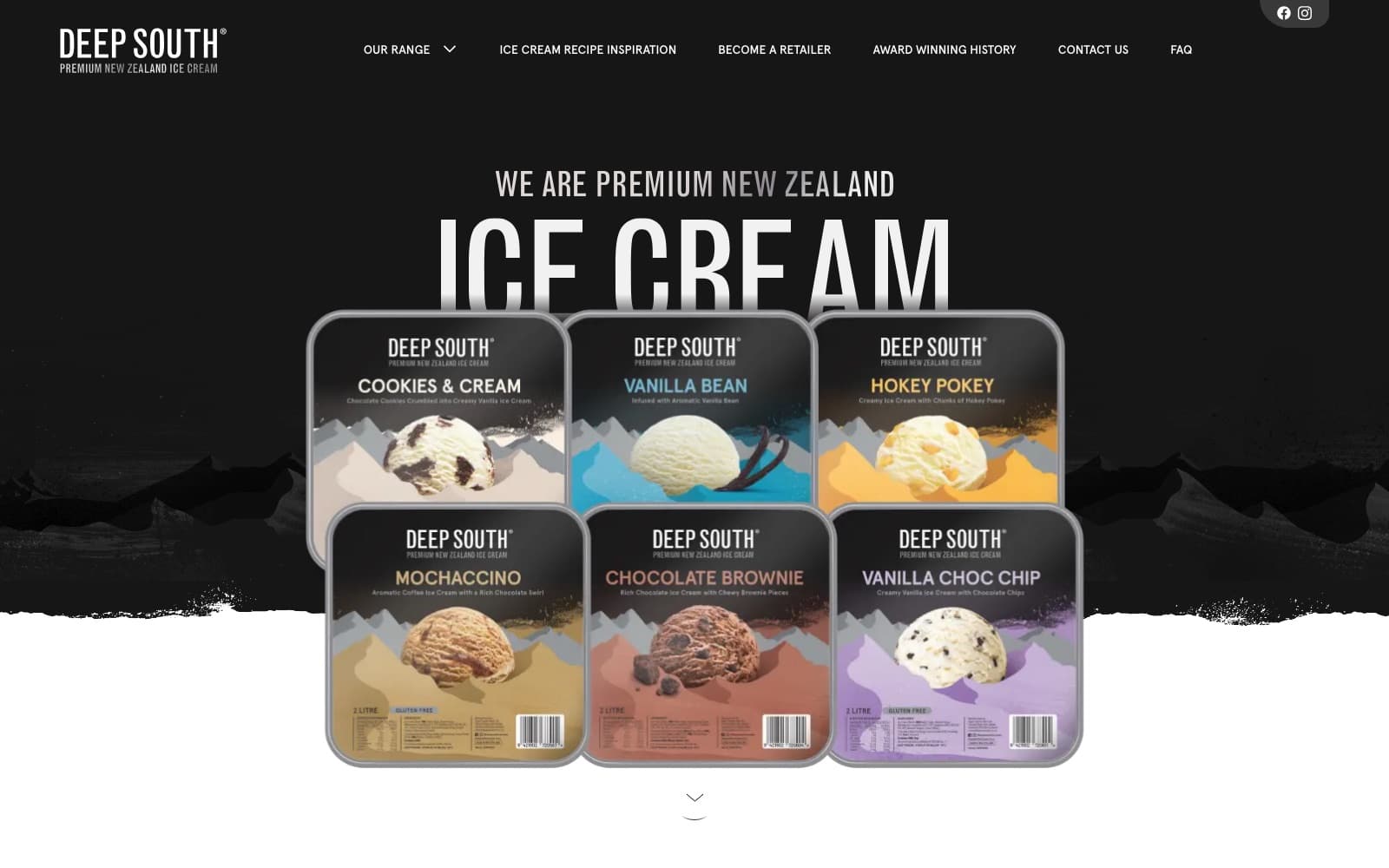 Open Country Dairy brand websites