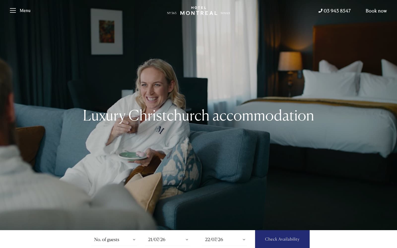 Hotel Montreal website