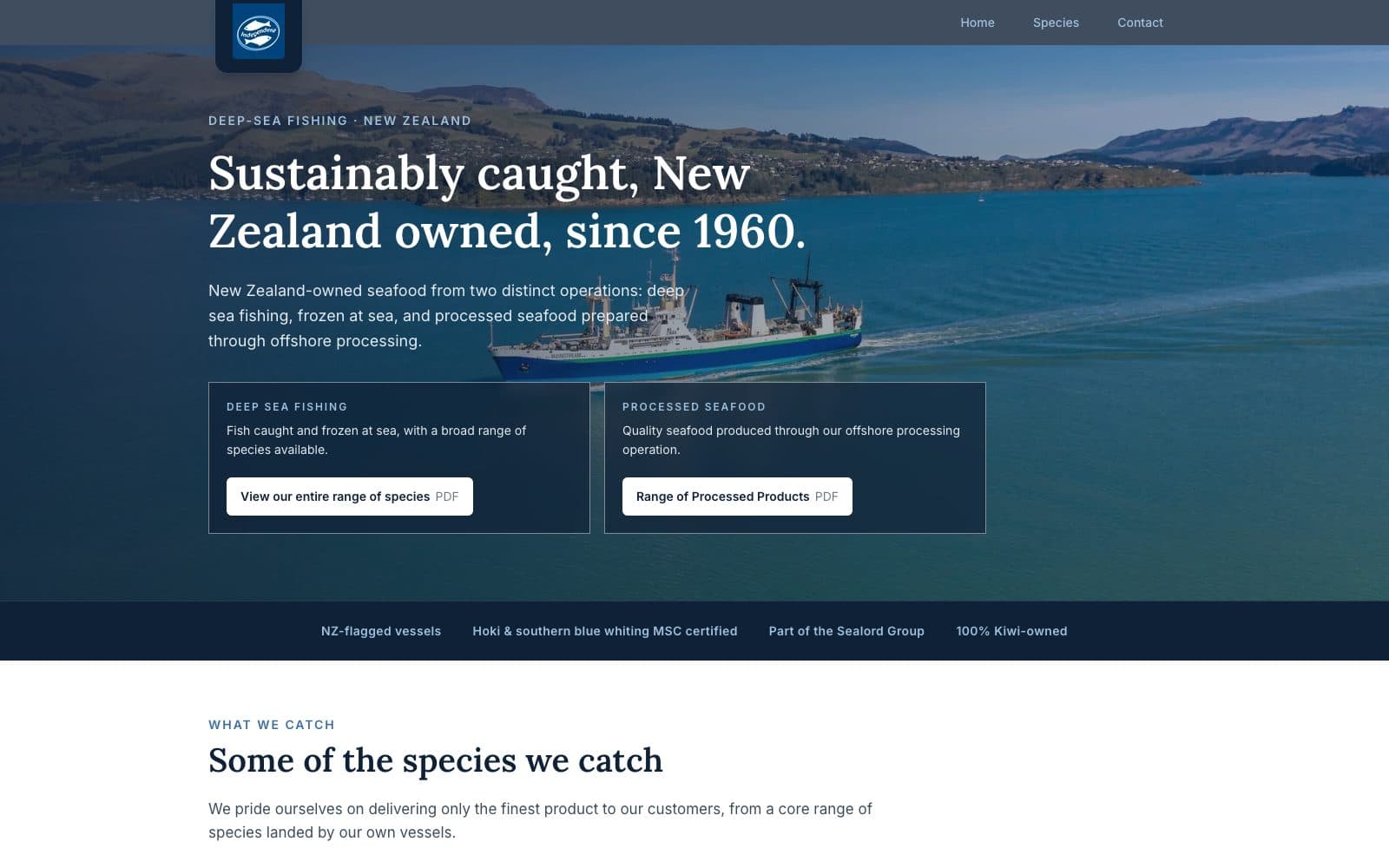 Independent Fisheries website
