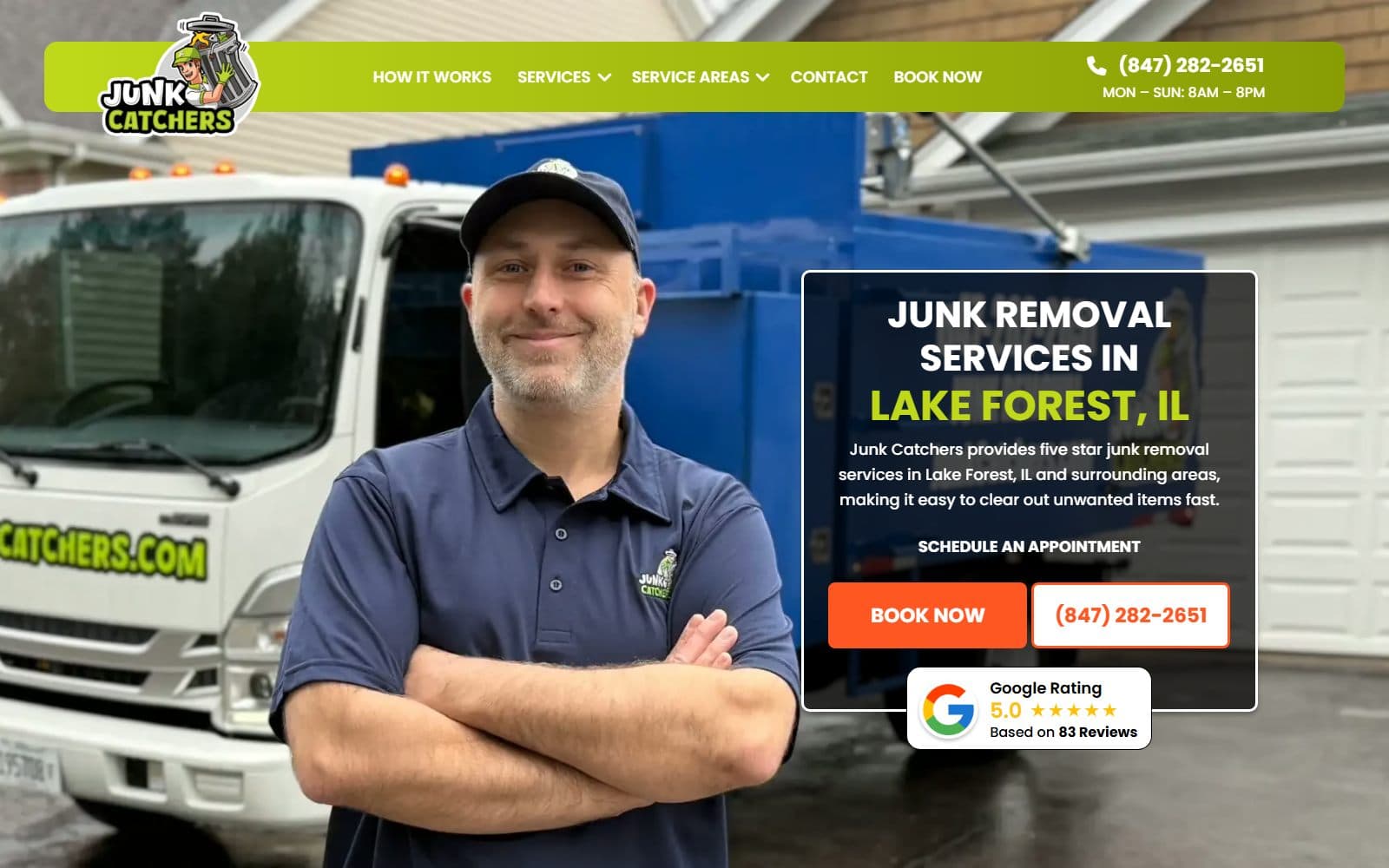 Junk Catchers website