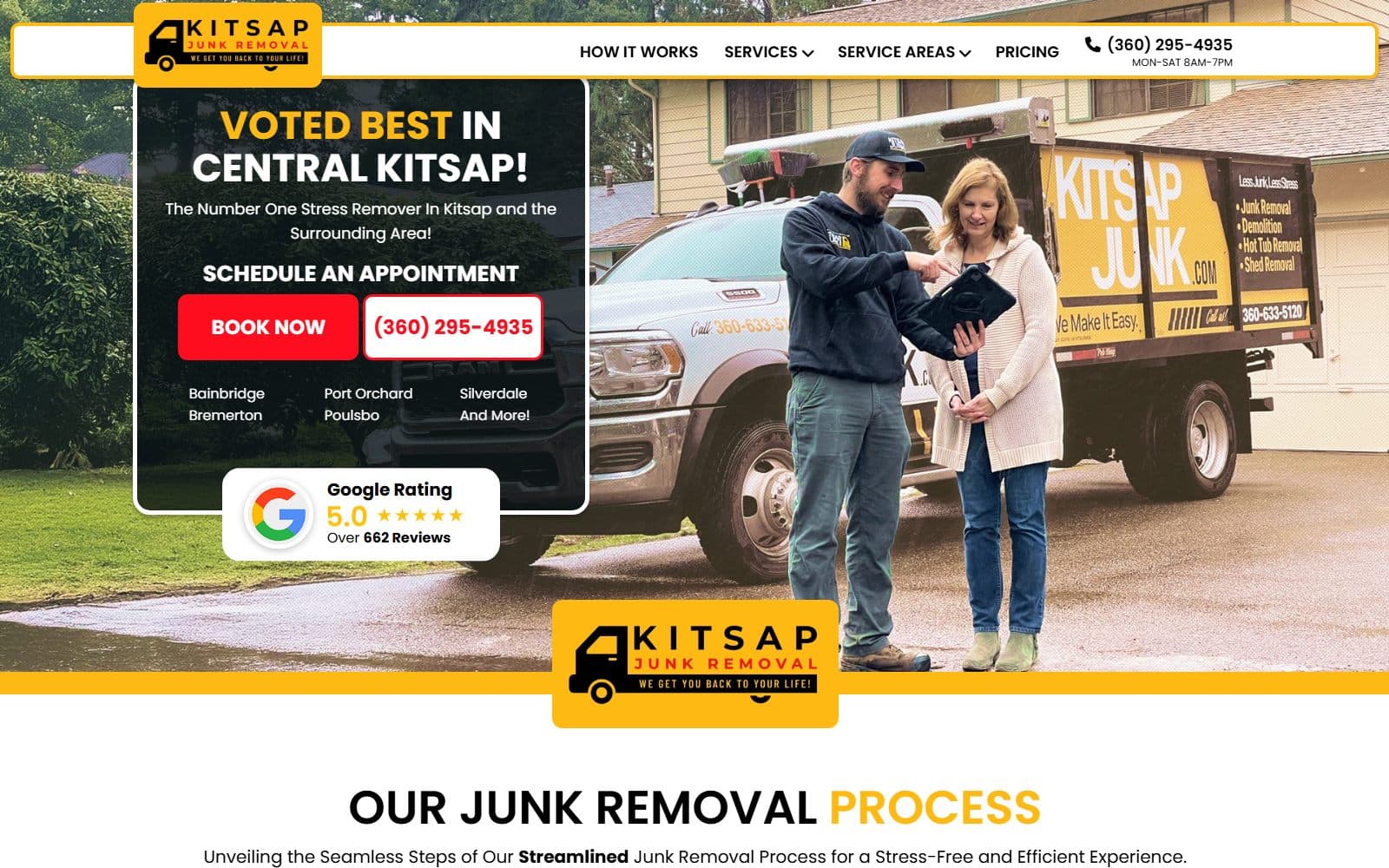 Kitsap Junk Removal website