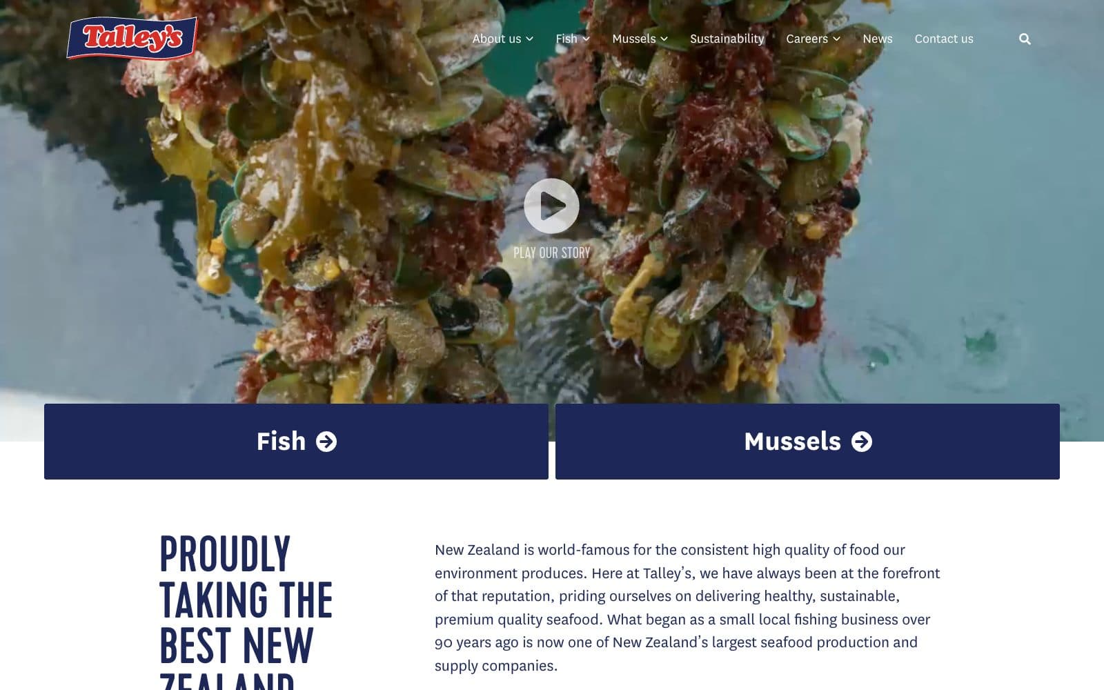 Talley's website