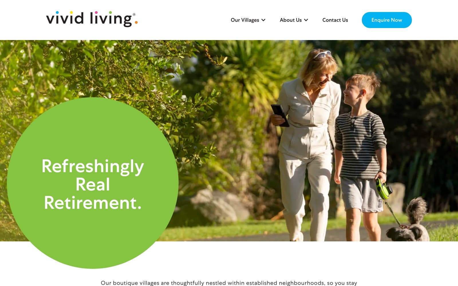 Vivid Living website